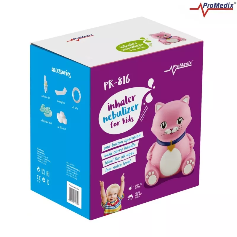 Inhalator-vernevelaar ProMedix PR-816 compact design voor kinderen, model PR-816