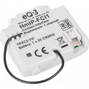Homematic IP 153489A0 smart-home-zender, op batterijen, wandmontage, RF Wireless