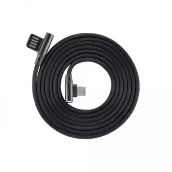 Sbox USB-C-90-B USB->Type-C 90 M/M 1,5 m zwart
