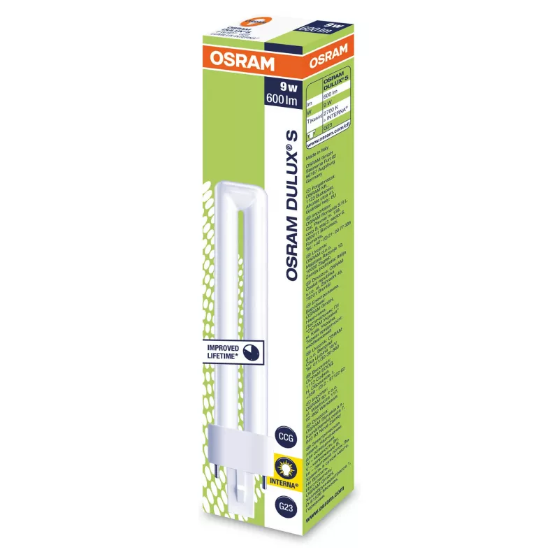 Osram DULUX S spaarlamp 9W/827 G23 FS1