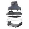 Ninja CRISPi Single 3,8 L 1700 W Heteluchtfriteuse Blauw, Grijs, Transparant