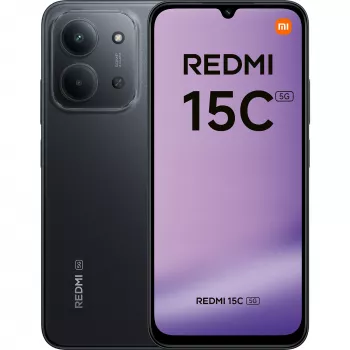 Xiaomi Redmi 15C | Midnight Black | 6,9 inch | IPS LCD | 720 x 1600 pixel | Intern RAM 4 GB | 128 GB | Dual SIM | 5G | Hoofdcamera 50 MP | Secundaire camera