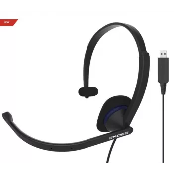 Koss | Hoofdtelefoon | CS195 USB | Bedraad | On-Ear | Microfoon | zwart