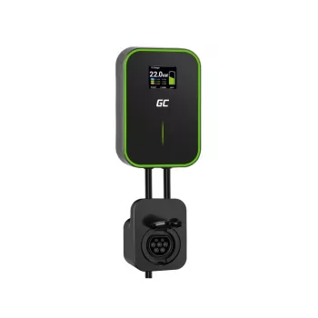 GREEN CELL WALLBOX EV POWERBOX 22KW MET STOPCONTACT & RFID