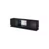 Cama TV-kast QIU 200 MDF zwart glanzend/zwart glanzend