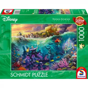 Thomas Kinkade Studios: Disney - Ursula, puzzel 1000 stukjes