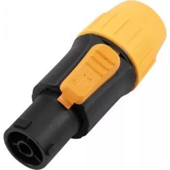 Kabelstekker EUROLITE SAC3FX IP-gecertificeerd, 3-polige bus, voor buiten-/beschermingsklasse