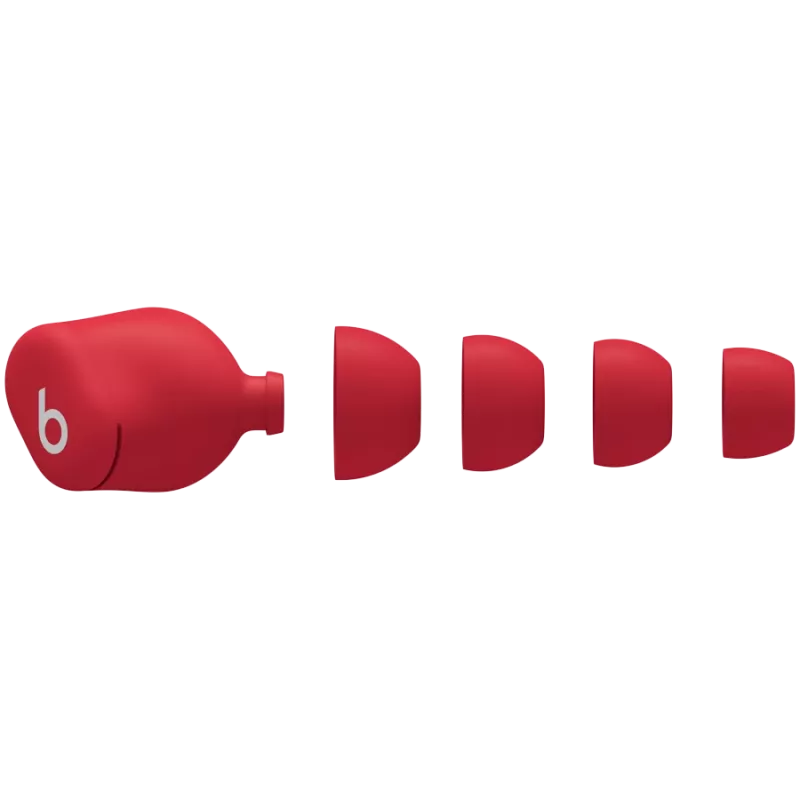 Beats Solo Buds - true wireless earbuds - Transparent Red, model A3151 A3150 A3152