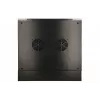 Extralink rackmount-behuizing 9U 600x600 AZH zwart wandgemonteerd, zwaaiend type