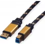 ROLINE Gold - USB-kabel - USB Type-B (M) naar USB Type-A (M)