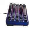 Deltaco gaming-toetsenbord DK240 mini 60% USB, RGB zwart