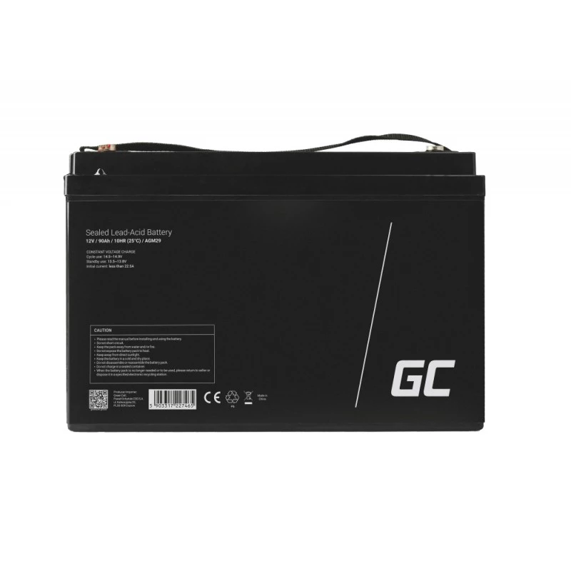 AGM29 - Sealed Lead Acid (VRLA) - 12 V - 1 st. - zwart - 90 Ah - 5 jaar