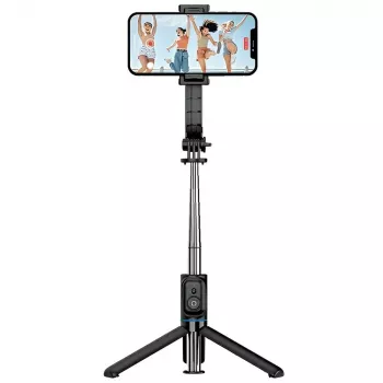 Awei selfiestick X49 zwart/zwart