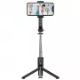 Awei selfiestick X49 zwart/zwart