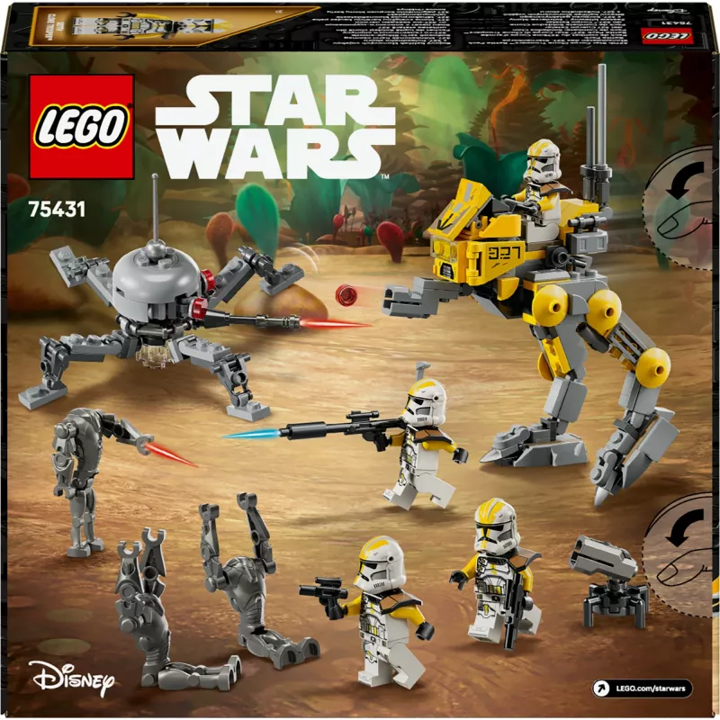 LEGO Star Wars set 327th Star Corps Clone Troopers Battle 75431 — 258 onderdelen, 7 minifiguren, leeftijd 7+