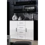 Cama woonkamer-sideboard UNI zwart/wit glanzend