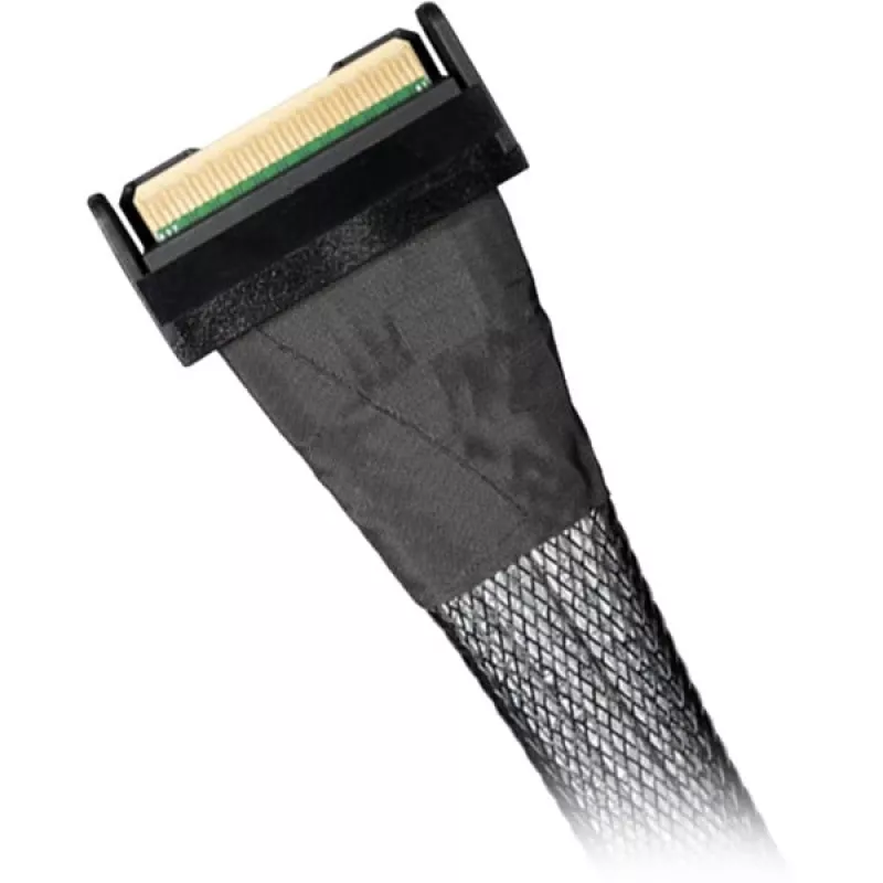 Drive-adapter ICY BOX MB413L-B – MCIO 8i SFF-TA-1016 naar 2× MCIO 4i SFF-TA-1016