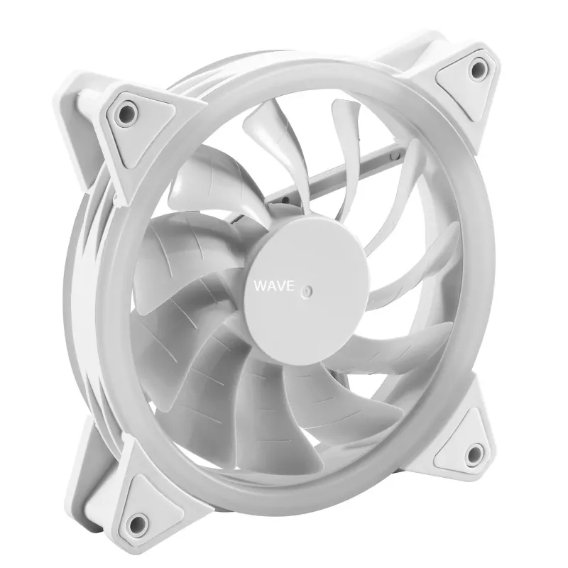 Sharkoon Shark Blades PWM RGB 120 mm behuizingsventilator, 400–1400 tpm, wit
