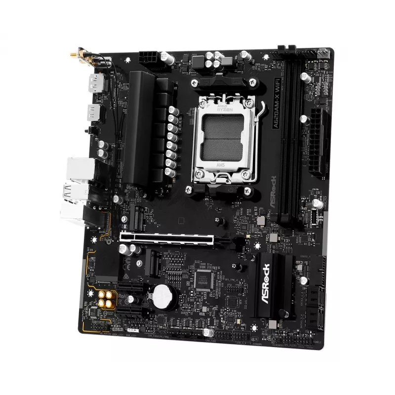 ASRock A620AM-X WiFi AMD A620 AM5 Micro-ATX moederbord