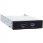 Carrier panel Chieftec MUB-3002 3,5 inch zwart zilver