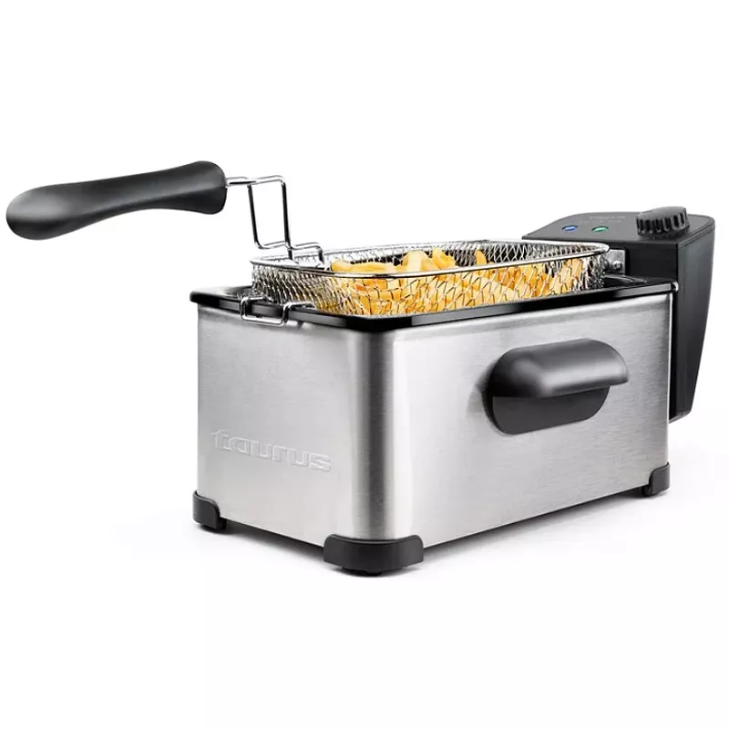 Friteuse Taurus Fry 3 Single – 3 L inhoud, 2000 W, RVS, instelbare thermostaat 150–190°C
