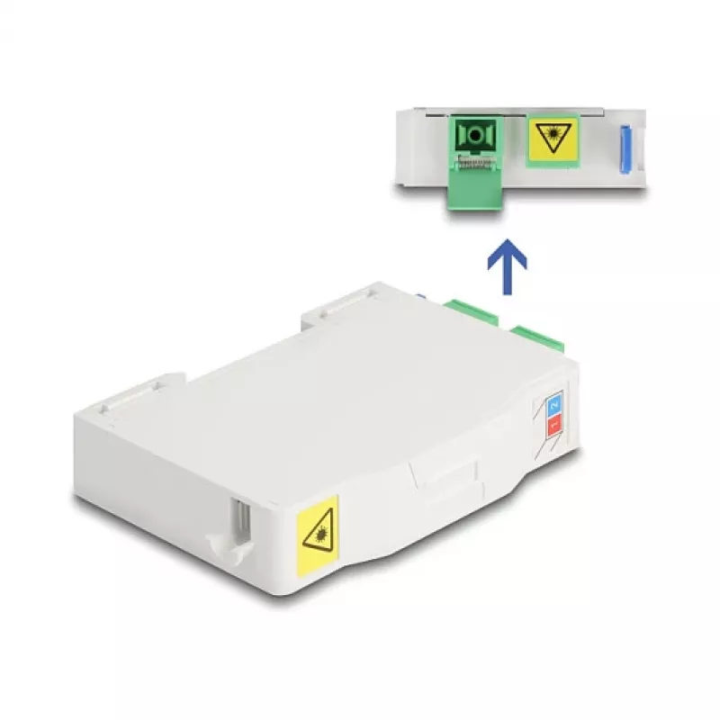Glasvezel-aansluitdoos DeLOCK 85935 SC simplex wit