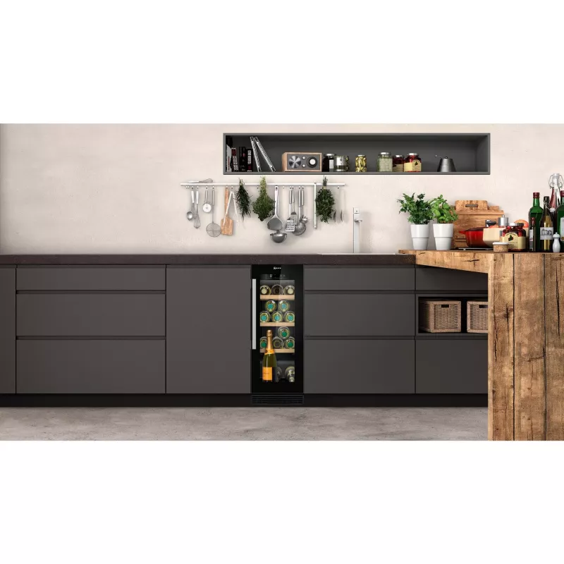 Neff KU9202HF0 wijnkoeler inbouw zwart 21 flessen