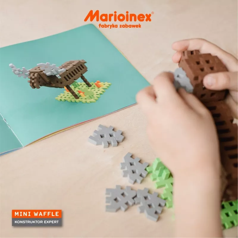 Marioinex Mini Waffle bouwblokken Constructor Expert, 501 stuks
