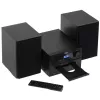 Mini hifi-stereosysteem Adler AD 1917 — Bluetooth V5.3, cd/usb/mp3, 2×25 W RMS, FM-tuner, 4-bands equalizer, AUX, zwart