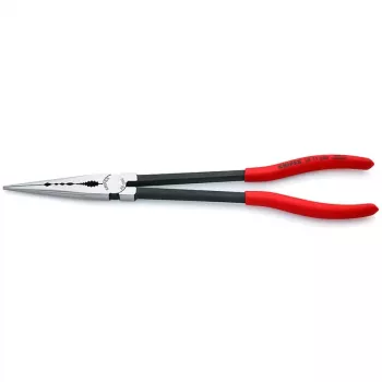 KNIPEX lange punttang met dwarsprofielen