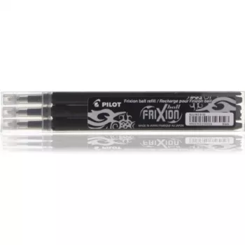 Pilot-navulset 3x Frixion zwart (BLS-FR7-B-S3) (BLSFR7BS3)
