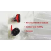 Earbuds V.Silencer Ture Wireless Earbuds zwart/rood