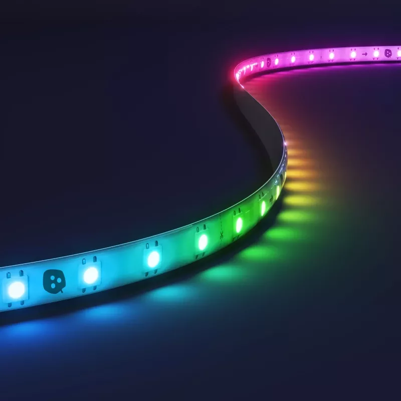 Nanoleaf Essentials NF085K02-5ALS Matter slimme multicolour HD-ledstrip, starterset, 5 m, 300 leds, 16 miljoen+ kleuren, 550 lm, 18 W, 2700-6500 K, wifi/Bluetooth