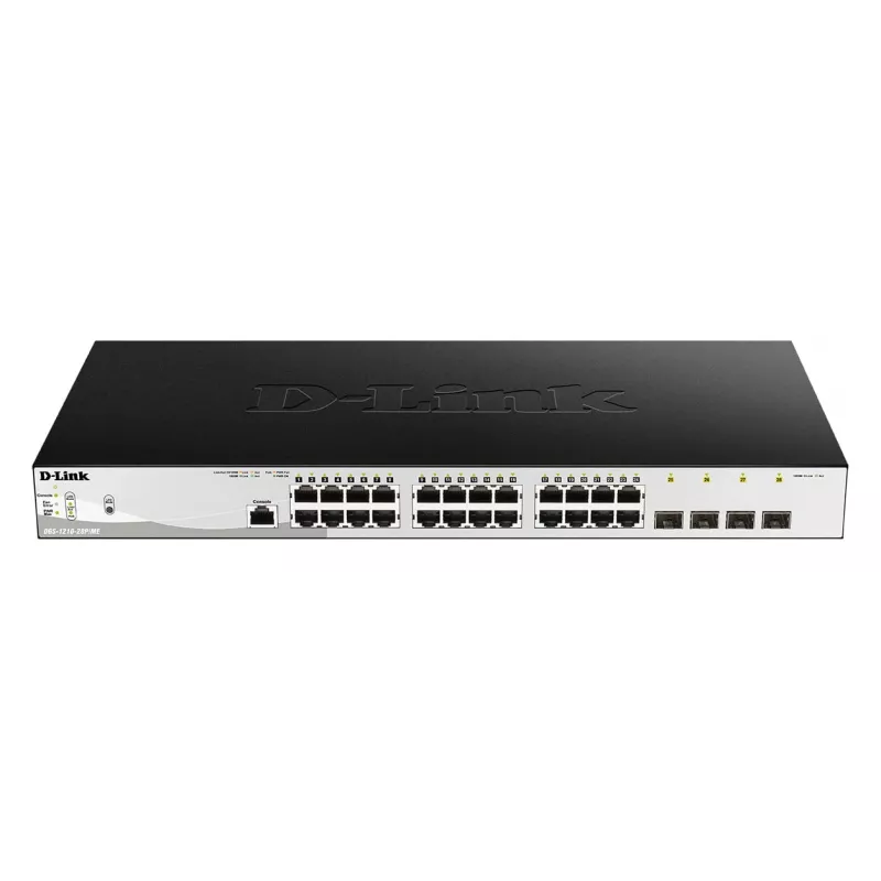 D-Link DGS-1210-28P/ME/E Netwerk-switch Managed L2/L3 Gigabit Ethernet (10/100/1000) Power over Ethernet (PoE) 1U