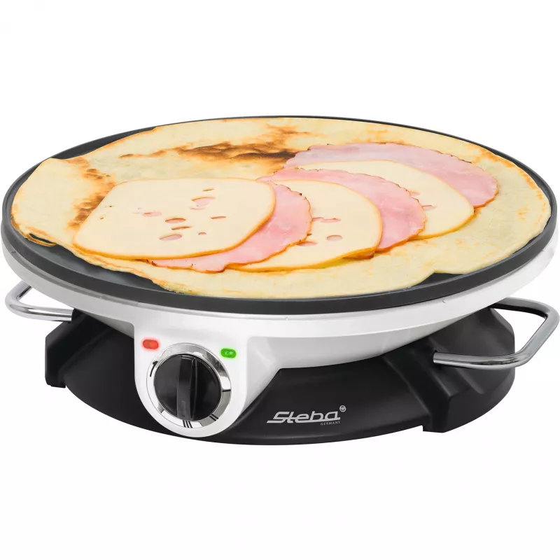 Steba CR 32 - Crêpeplaat - 1,2 kW - Zwart/Wit