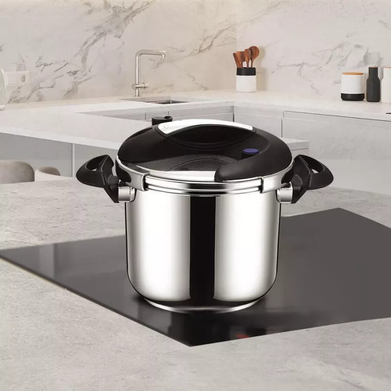 Maestro MR-2901 snelkookpan, 6 L, 22 cm, zilver, 80 kPa