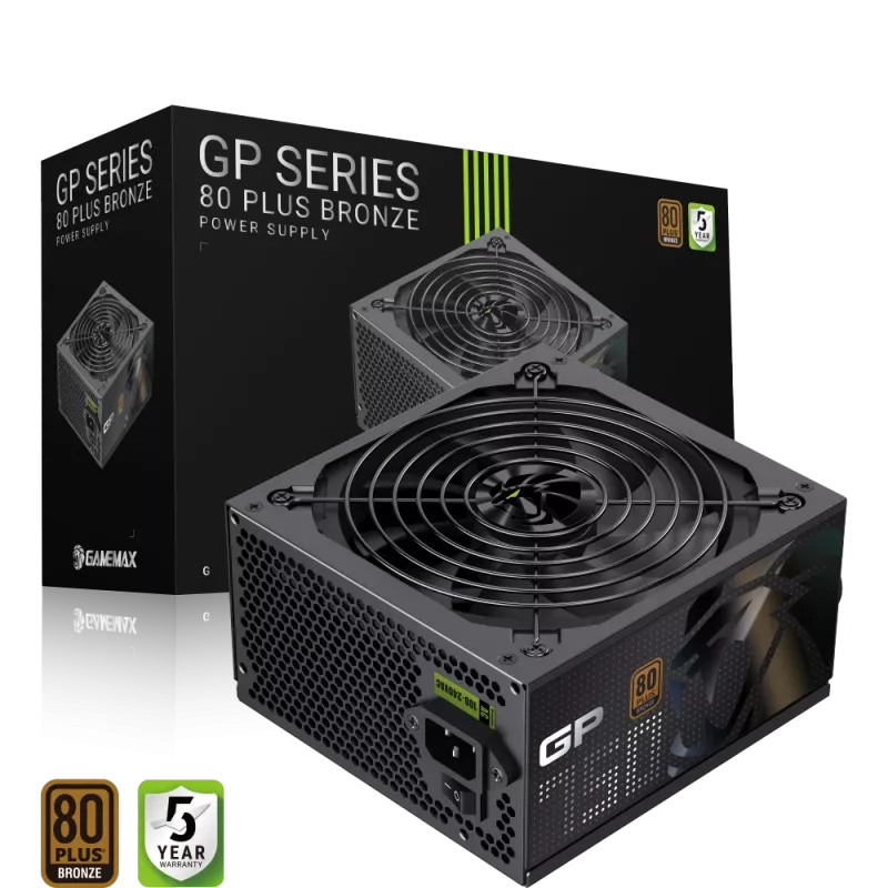 Gamemax voeding, 80 PLUS, Bronze | GP 750B | 750 W
