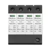Overspanningsbeveiliging QOLTEC 52588 AC 4P 420V T2 C — 4-polige AC-overspanningsafleider, 420 V, Type 2
