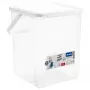 Kunststof wasmiddelbak Rotho Basic 9 L model 1770101100RP, wit, deksel, ophanggat