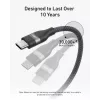 USB-C-naar-USB-C-kabel Anker A82E2 — USB 2.0, 1,8 m, zwart