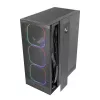 PC-behuizing TACENS MARS MC-NEBULA Midi Tower met gehard glas, vier 120mm aRGB-ventilatoren, ondersteunt ATX, GPU tot 30,2 cm