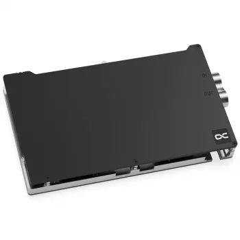Waterblok + backplate Aquatuning GmbH 13395 aluminium carbon koper 1/4 inch