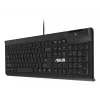 Bedrade full-size toetsenbord ASUS KU100 zwart, Estse layout, USB Type-A, 2 m kabel