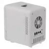 Minikoelkast Adler AD 8084G — compact grijs 12V/230V, 4 L inhoud, draagbaar, deur rechtsdraaiend
