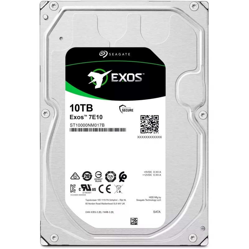 Seagate Enterprise ST10000NM017B interne harde schijf 10 TB 7200 RPM 256 MB 3,5 inch Serial ATA III