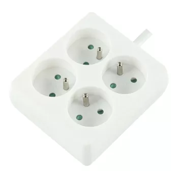 LOGON LPS155 Power Extension 1,5 m 4 AC-stopcontacten binnen wit