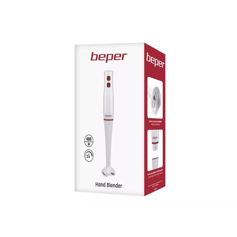 Staafmixer Beper P102FRU003 rood wit