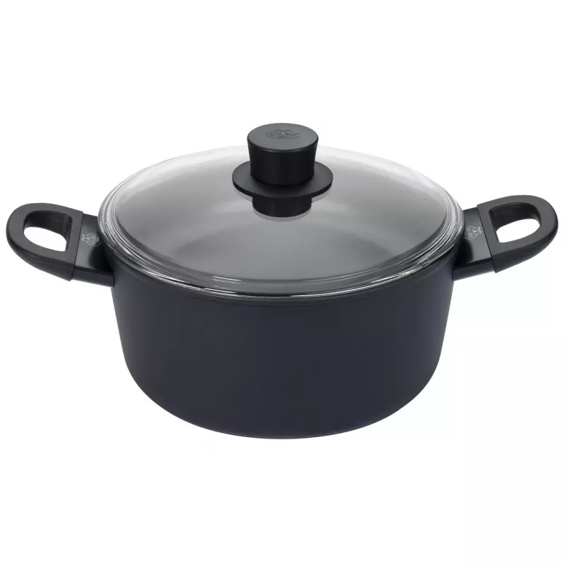 Kookpan BALLARINI 75002-920-0 rond zwart aluminium 20 cm