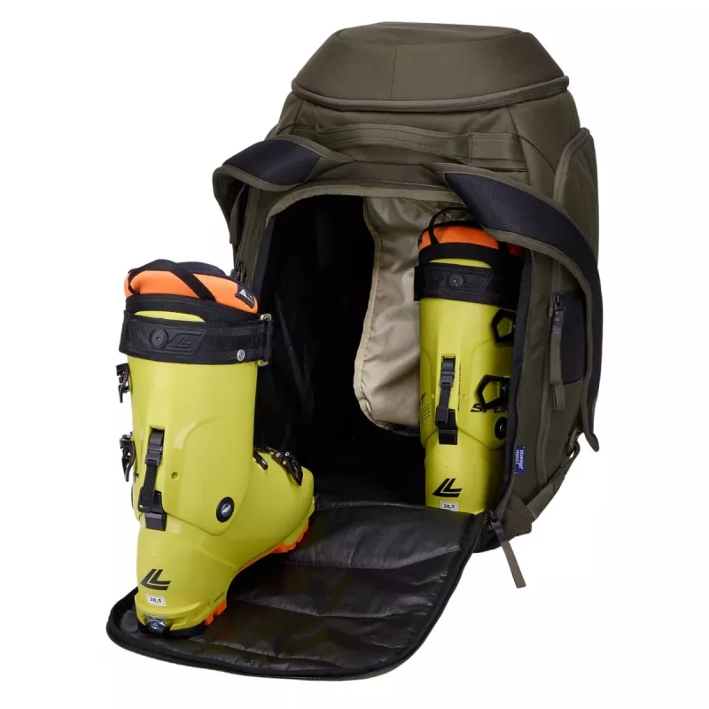 Thule 5157 Roundtrip rollende ski- en snowboard-boots-rugzak 60L Deep Khaki