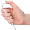 Goobay KAB USB-C (ST-ST) 2m verbindingskabel textielmantel wit USB-kabel USB 2.0 USB-C (70194)